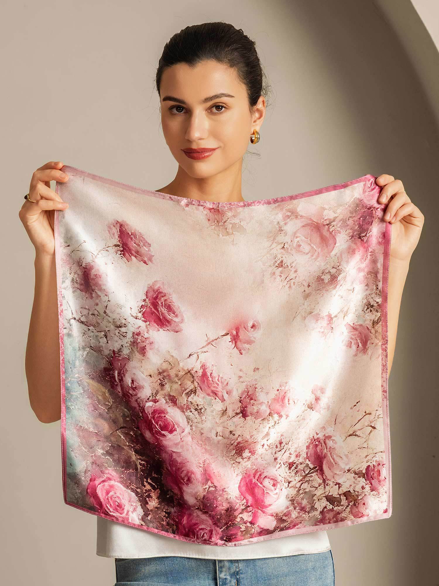 [P103] SilkSilky  Pure Silk Scarf 006,