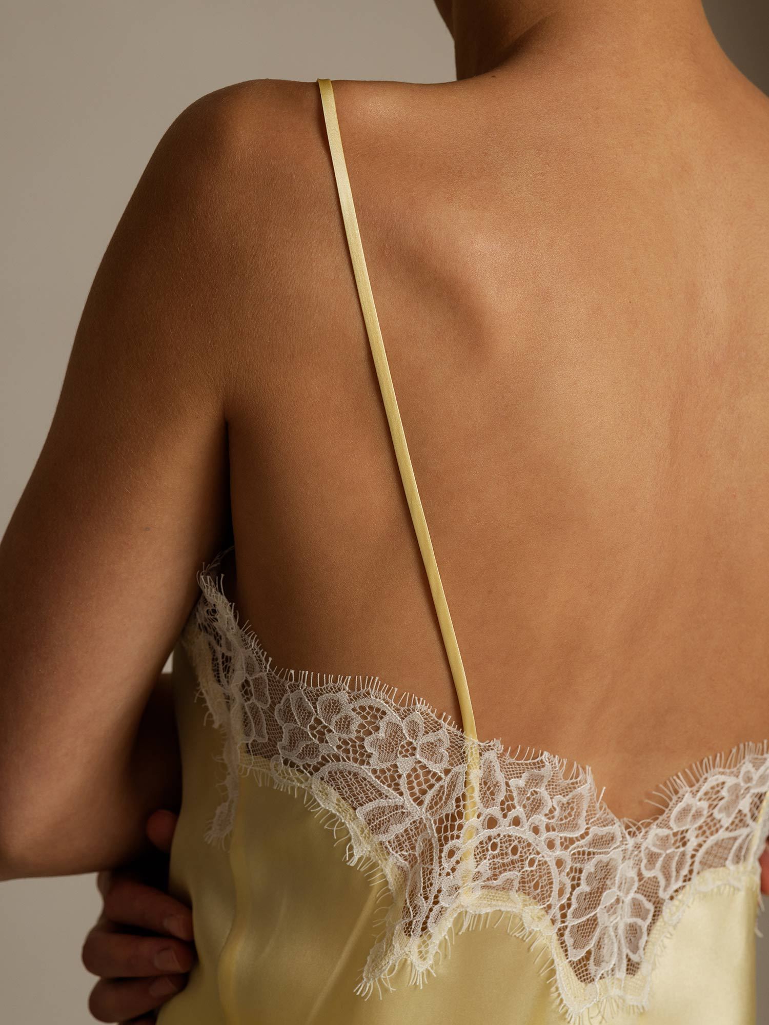 [LightYellow] SilkSilky Pure Silk Camisoles 005