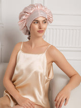 [Pale Mauve] SilkSilky  Sleep Cap 009