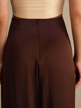 [Coffee] SilkSilky Womens Pants 005