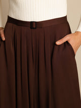 [Bitter Chocolate] SilkSilky  19Momme Silk Skirt 004