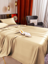 [Beige] SilkSilky  19Momme Bedding Set 004