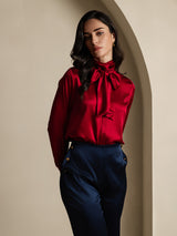 [Dark Blue] SilkSilky  Women's Pants 008