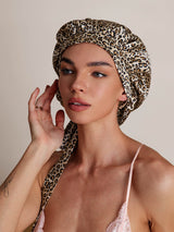 [Leopard] SilkSilky  Sleep Cap 002