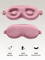 [Pale Mauve] SilkSilky  Eye Mask 001