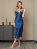 SilkSilky-US-19Momme-Pure-Silk-Sleeveless-V-Neck-Dress-Blue-003