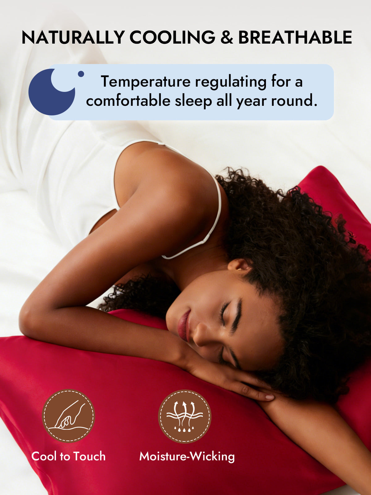 [Wine] SilkSilky  19Momme Pure Silk Pillowcase 005