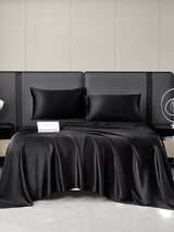 [Black] SilkSilky  19Momme Bedding Set 007