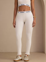 [White] SilkSilky  Women's Pants 001