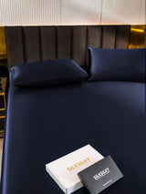 [Dark Blue] SilkSilky  22Momme Bedding Set 005