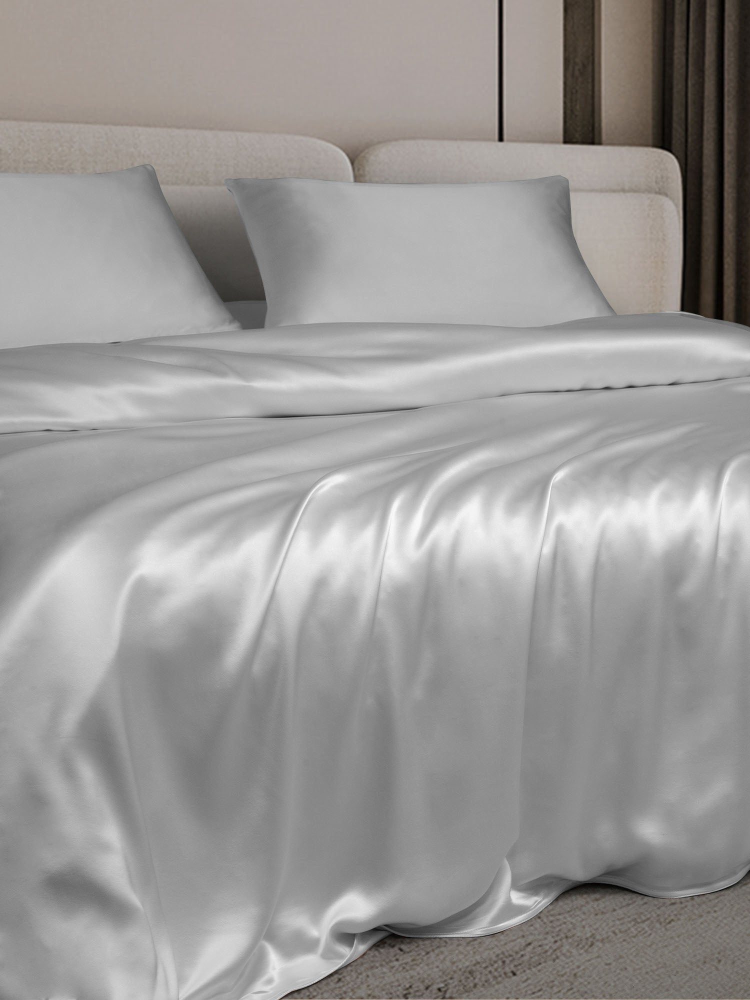[Silver] SilkSilky  19Momme Bedding Set 002