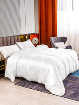 [White] SilkSilky  22Momme Bedding Set 004