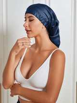 [Dark Blue] SilkSilky  Sleep Cap 002