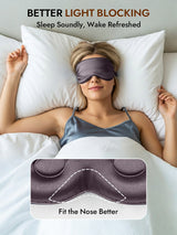 [Dark Gray] SilkSilky  Eye Mask 003