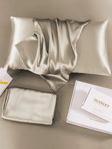 [Khaki] SilkSilky  19Momme Pure Silk Pillowcase 004