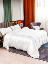 [White] SilkSilky  25Momme Bedding Set 004