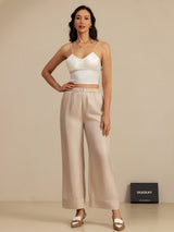 [Tan] SilkSilky  Women's Pants 005