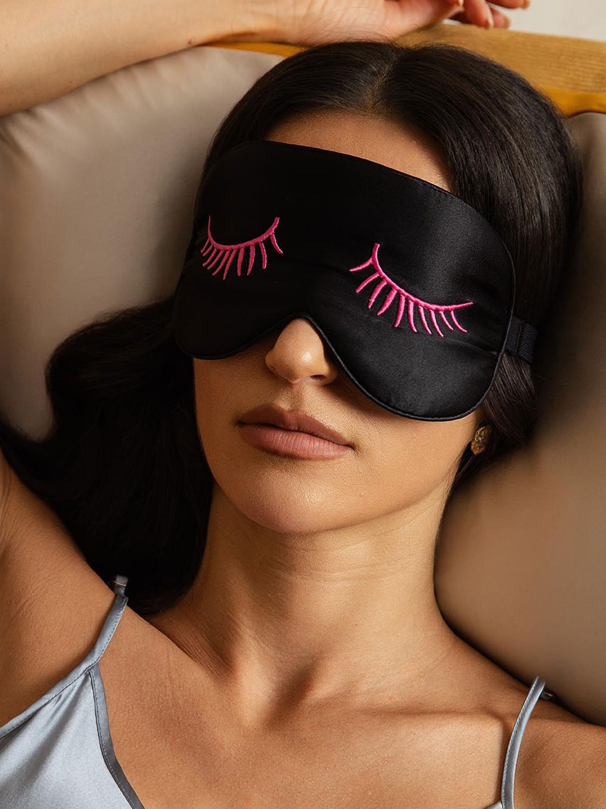 [PinkEyelashes] SilkSilky Pure Silk Eye Mask 002