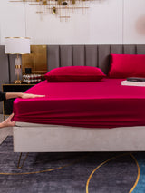 [Wine] SilkSilky  19Momme Bedding Set 007