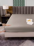 SilkSilky US 25Momme Pure Silk Sheet Gray 003