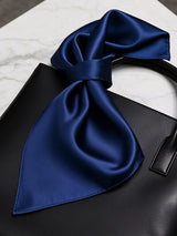 [Dark Blue] SilkSilky  Scarf 001