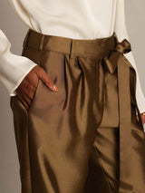 [Bronze] SilkSilky  32Momme Silk Womens Pants 004