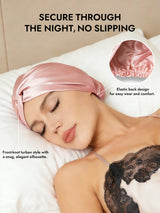 [Pink] SilkSilky  Sleep Cap 006