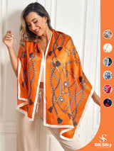 [P018] SilkSilky  Pure Silk Scarf 001