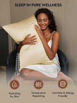 [Ivory] SilkSilky  30Momme Pillowcase 005
