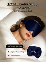 [Dark Blue] SilkSilky  Eye Mask 002