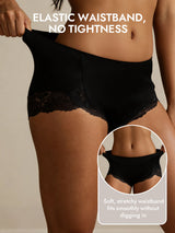 [Black] SilkSilky  100% Silk Jersey Panty 006