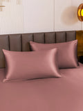 SilkSilky  19Momme Pure Silk Pillowcase PaleMauve 001