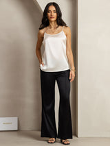 [Light Gray] SilkSilky  Spaghetti Strap Camisole Top 003