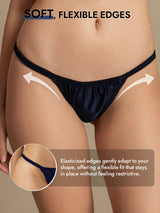 [Dark Blue] SilkSilky  Pure Silk Panty 006