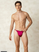[Fuchsia] SilkSilky  Pure Silk Men's Underwear 005