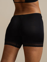 [Black] SilkSilky  Pure Silk Panty 005,