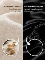 [Black] SilkSilky  25Momme Sheet 002