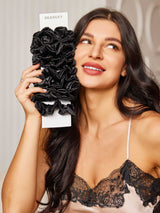 [Black] SilkSilky  Scrunchie 002