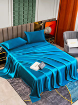 [Teal] SilkSilky  25Momme Bedding Set 005