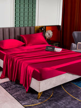[Wine] SilkSilky  25Momme Bedding Set 005