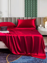 [Wine] SilkSilky  25Momme Bedding Set 001