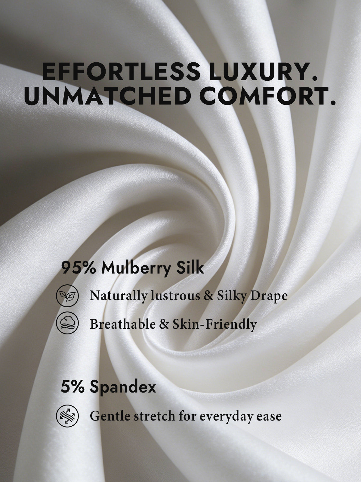 [White] SilkSilky  Silk Long Sleeve Lapel Collar Women's Shirt 003