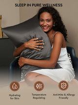 [Dark Gray] SilkSilky  30Momme Pillowcase 005