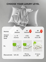 [Silver] SilkSilky Pillowcase 007