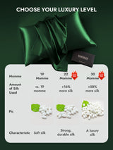 [Dark Green] SilkSilky Pillowcase 007