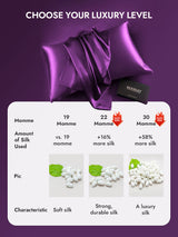 [Purple] SilkSilky Pillowcase 007