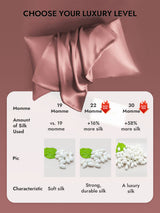[Pale Mauve] SilkSilky Pillowcase 007