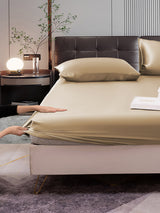 [Beige] SilkSilky  22Momme Bedding Set 006
