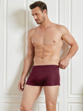 SilkSilky US Silk Knitted Mens Underwear Wine 001