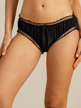 [Black] SilkSilky  Panty 001